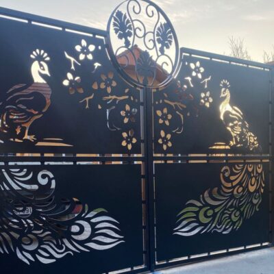 Poartă Metalică Debitată Laser